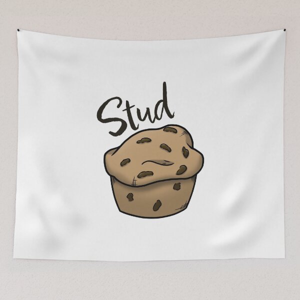 Item preview, Stud Muffin Chocolate Chip Muffin designed and sold by CreativeDraws42.