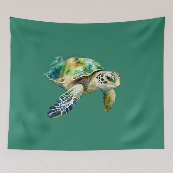 Item preview, cute sea turtle designed and sold by sealuxe.