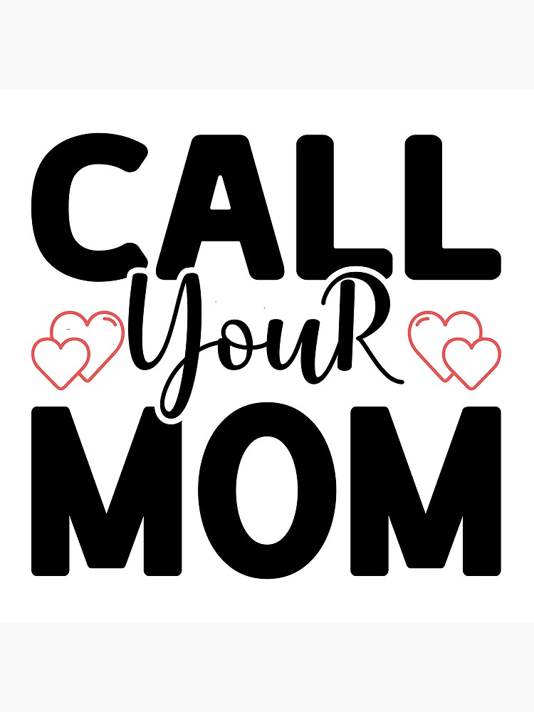 Call Your Mom gift, Funny Gift for Daughter Postcard for Sale by