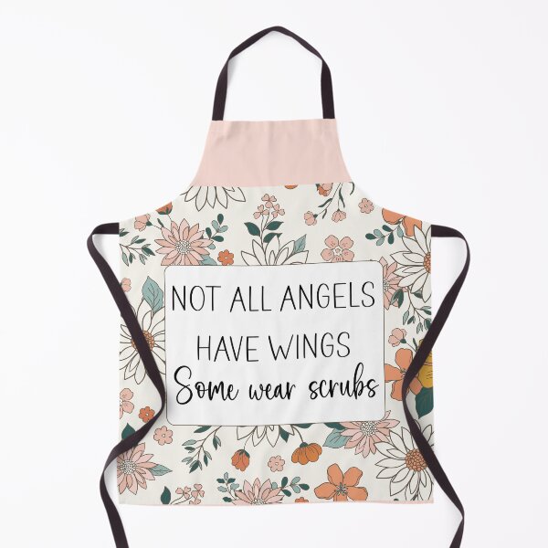 Item preview, Not all Angels Have Wings, Some Wear Scrubs designed and sold by TaraGbear.