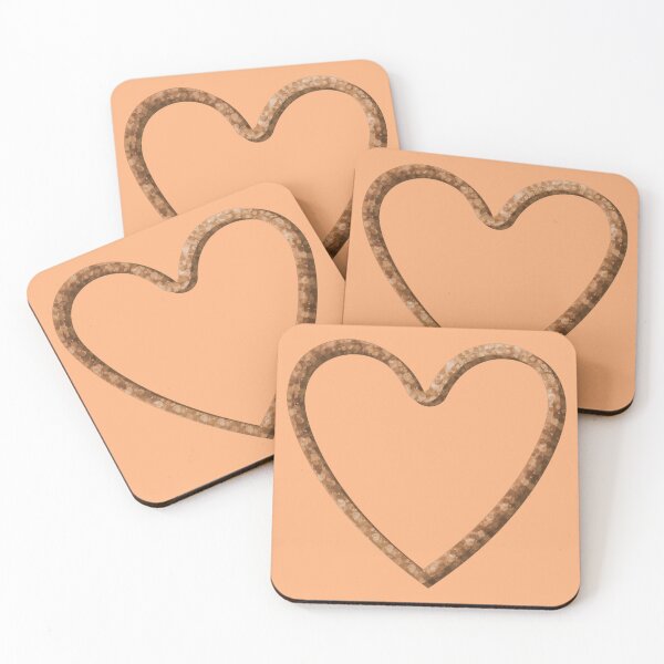Item preview, Orange Glitter Heart designed and sold by StarEyedUnicorn.