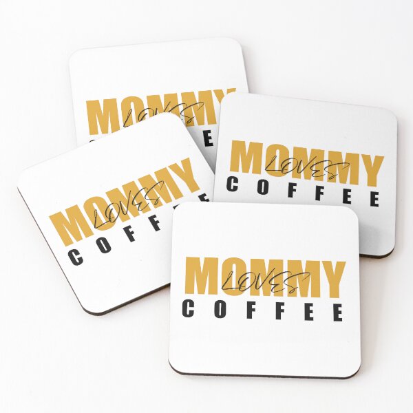 Item preview, Mommy loves coffee desgin for mother's birthday- yellow designed and sold by Dirrastore.
