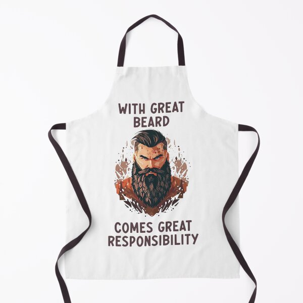 Item preview, With Great Beard Comes Great Responsibility - Beard Lover - Beard Enthusiast - Facial Hair designed and sold by JustSimpleUK.