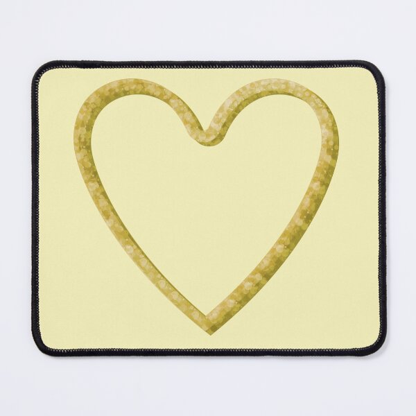 Item preview, Yellow Glitter Heart designed and sold by StarEyedUnicorn.