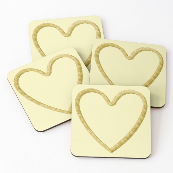 Item preview, Yellow Glitter Heart designed and sold by StarEyedUnicorn.