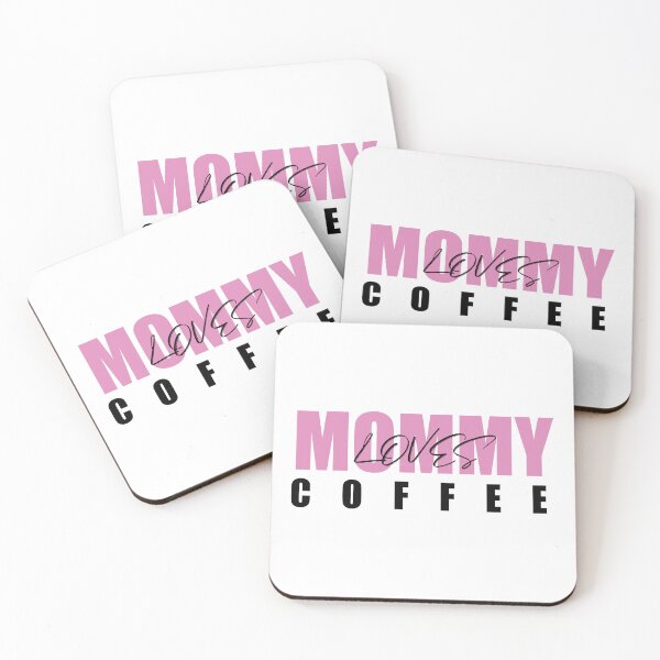 Item preview, Mommy loves coffee desgin for mother's birthday- pink designed and sold by Dirrastore.