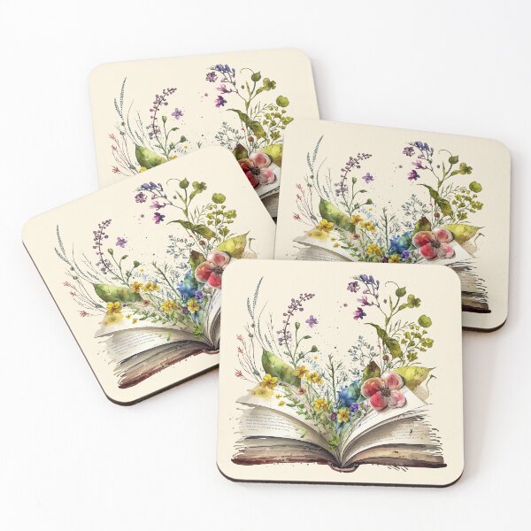 Item preview, Flowers Growing From Book, Imagination In Bloom designed and sold by AtelierAlison.
