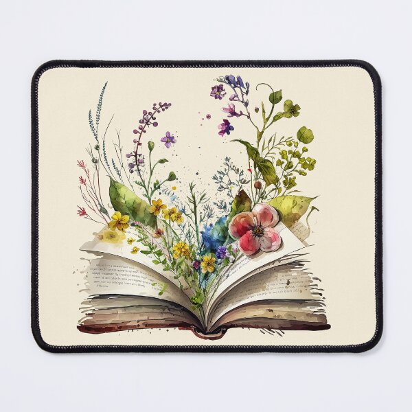 Item preview, Flowers Growing From Book, Imagination In Bloom designed and sold by AtelierAlison.