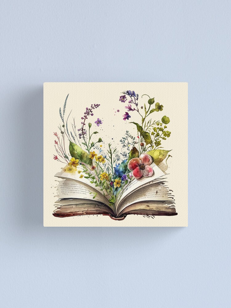 FLOWER PRINTS Art Portfolio Book