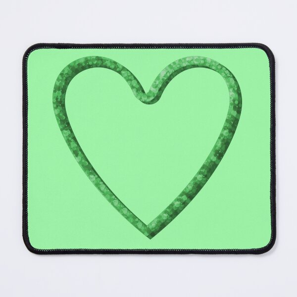 Item preview, Green Glitter Heart designed and sold by StarEyedUnicorn.