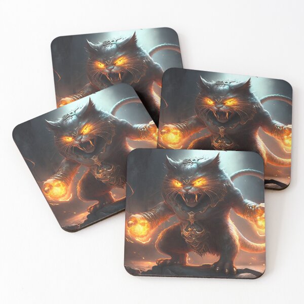 Item preview, balrog cat designed and sold by HamzaAD02.