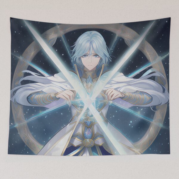 Item preview, Anime Cosmic Magical Sorcerer fantasy Portait designed and sold by VersoShopping.