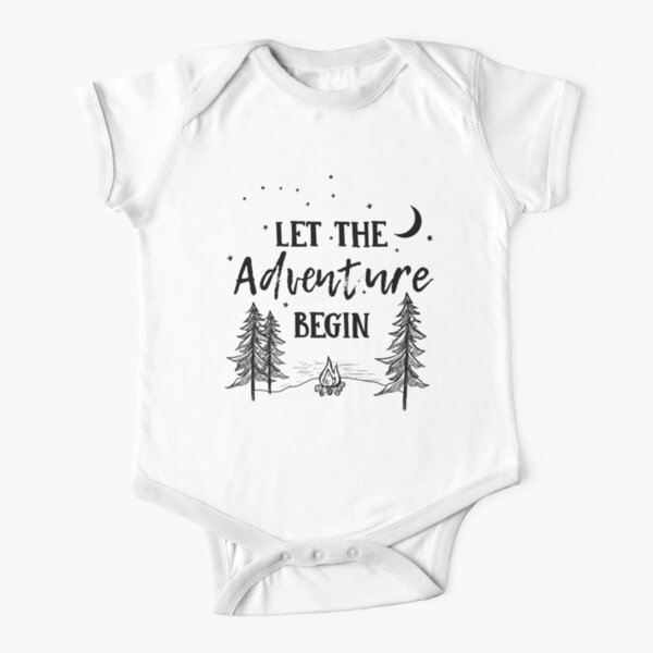 Let the Adventure Begin Short Sleeve Baby One-Piece