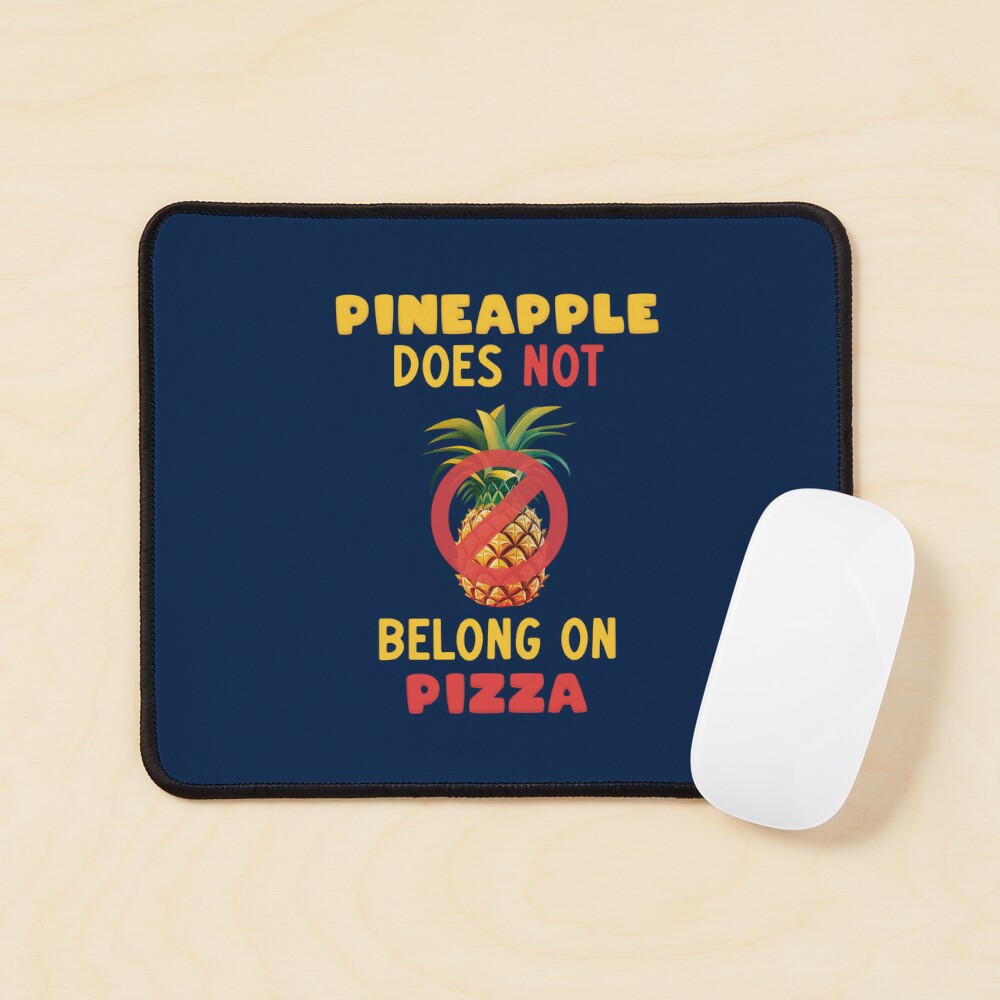 Pineapple on pizza em um notebook positivo! 