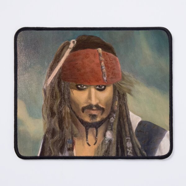 Item preview, Captain Jack Sparrow oil painting designed and sold by Art-by-Sanna.
