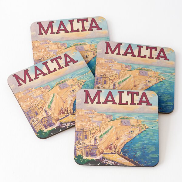 Item preview, Vintage Travel Poster - Malta designed and sold by Gin  Neko.