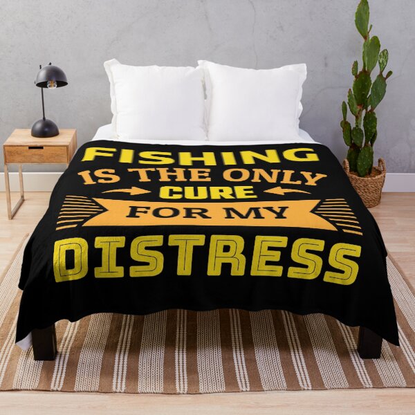 Item preview, Fishing is the only cure for my distress designed and sold by FurioInc.