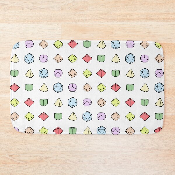 Item preview, D&D Pastel Dice Pattern designed and sold by sunburstrpg.