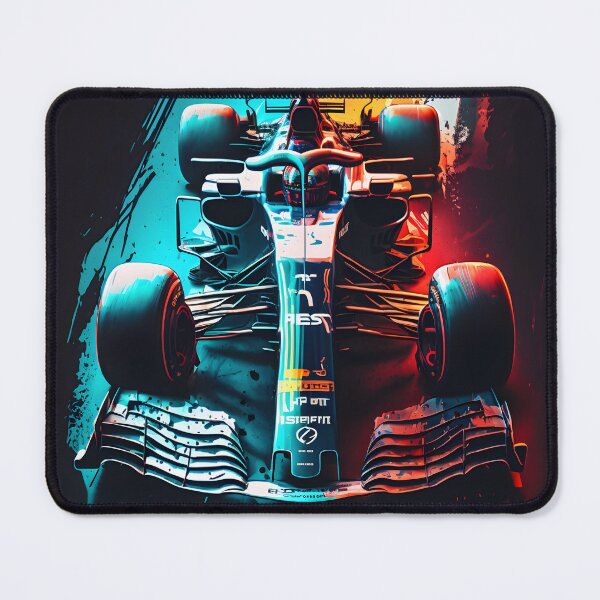Item preview, colorful f1 car- red and blue designed and sold by R&B Art and design.