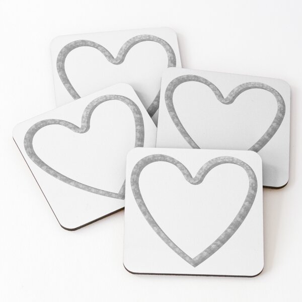 Item preview, White Glitter Heart designed and sold by StarEyedUnicorn.