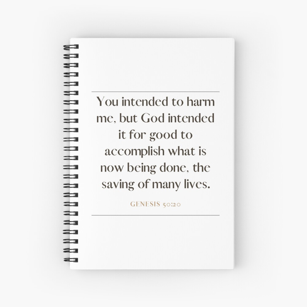 Genesis 50 20 Minimalist Square Bible Verse 50v20 Art Print