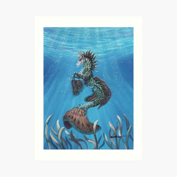 Hippocampus Art Print