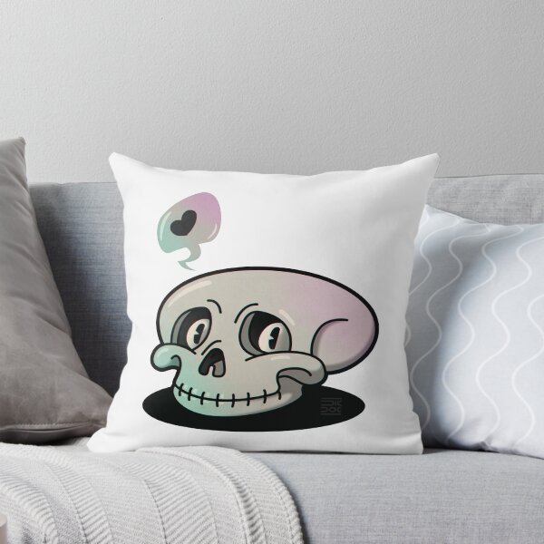 Item preview, Scull. And even death won't separate us | White background designed and sold by DicDoc.