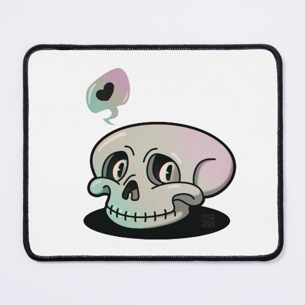 Item preview, Scull. And even death won't separate us | White background designed and sold by DicDoc.