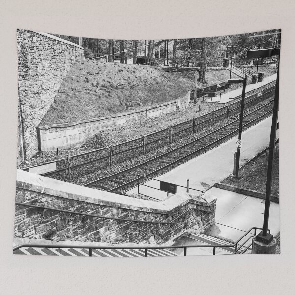 Item preview, Train Station in a Pandemic designed and sold by FilmontheHill.