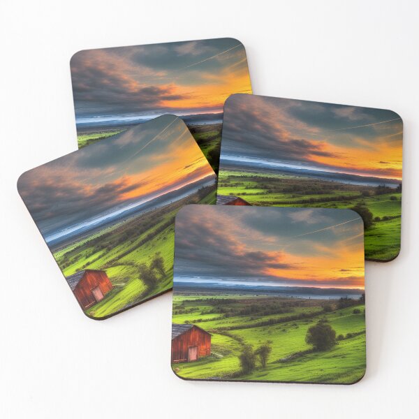 Item preview, Countryside Landscape Old Barn in a Field with a Hill designed and sold by VersoShopping.