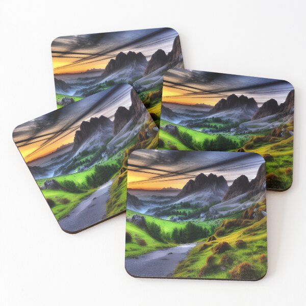 Item preview, Valley Surrounded By Mountains Beautiful designed and sold by VersoShopping.