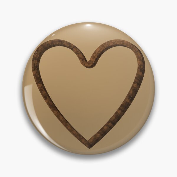 Item preview, Brown Glitter Heart designed and sold by StarEyedUnicorn.