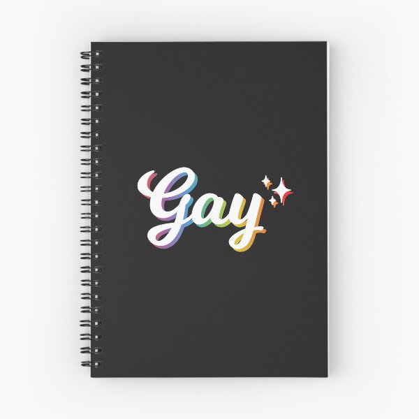 Item preview, Gay Rainbow Pride Text with Rainbow Gradient and Sparkles designed and sold by BoyPilot Goods.