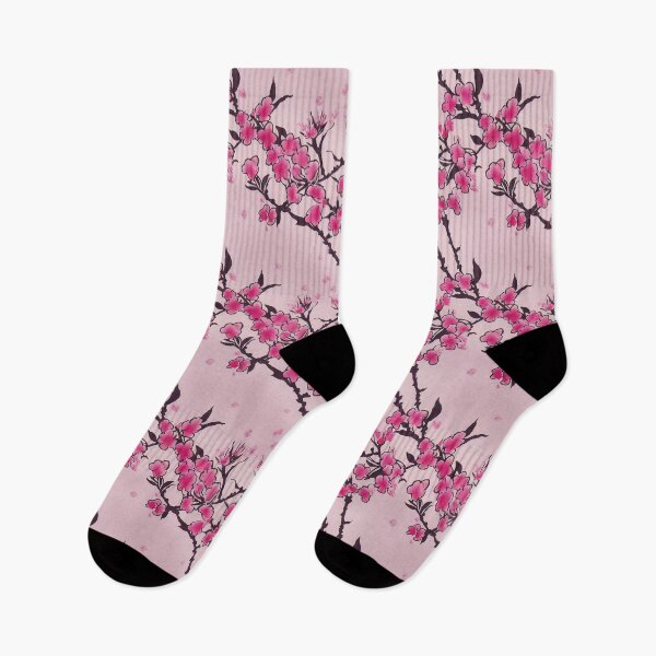 Artikelvorschau, Rosa Kirschblüten-Blumenmusterdruck entworfen und verkauft von ATMCreations.