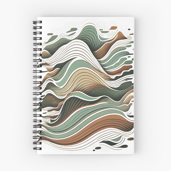 Item preview, Wavy Lines Abstract Art Design designed and sold by Tarpa.