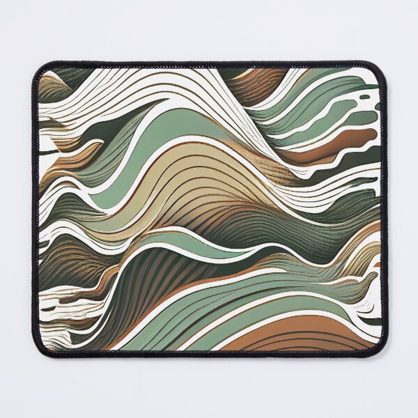 Item preview, Wavy Lines Abstract Art Design designed and sold by Tarpa.
