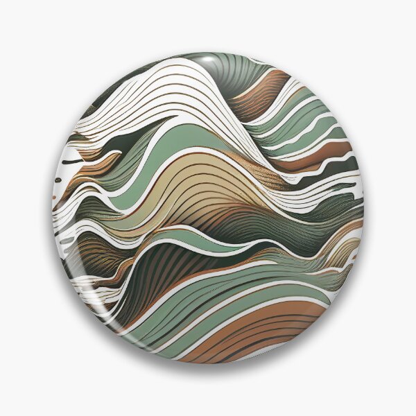 Item preview, Wavy Lines Abstract Art Design designed and sold by Tarpa.
