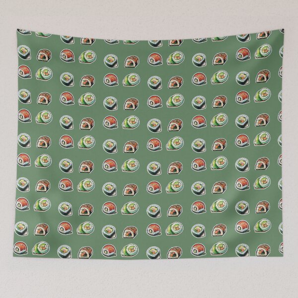 Item preview, Sushi Platter Cucumber Roll Edition Design designed and sold by zwrohn.