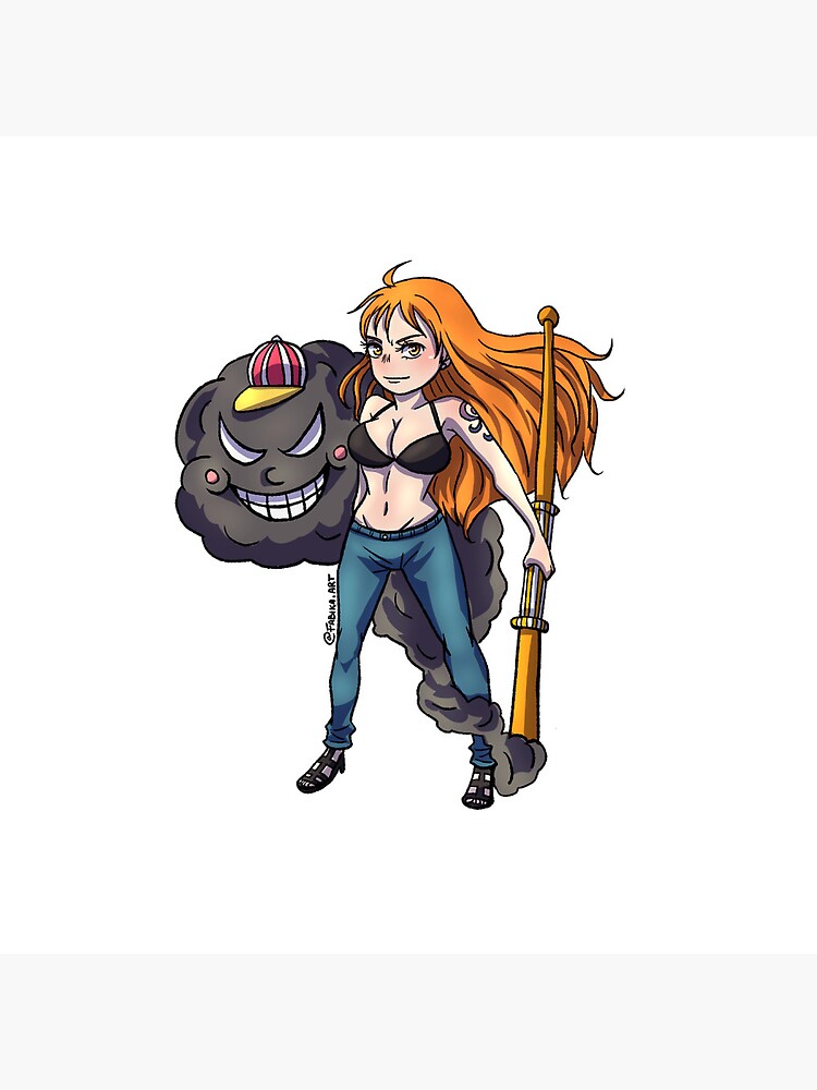 Nami and Zeus - One Piece | Sticker