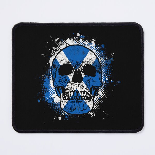 Item preview, Scottish flag skull designed and sold by Mila1946.