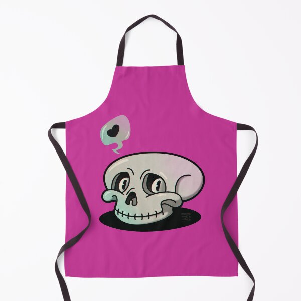 Item preview, Skull of love. And even death won't separate us | Pink background designed and sold by DicDoc.