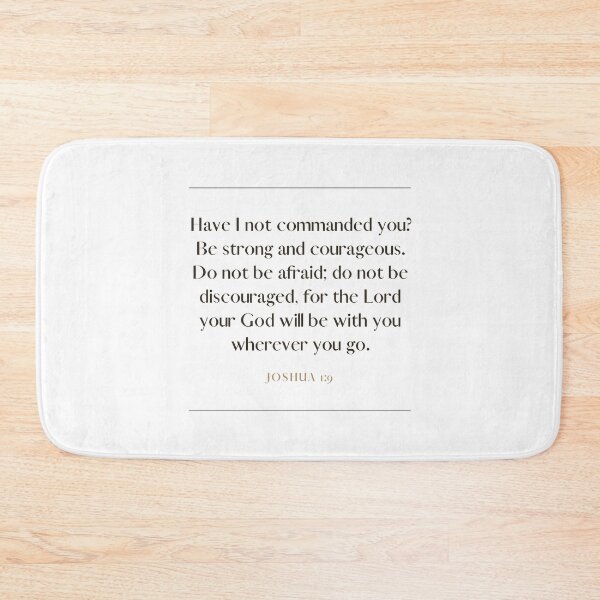 Item preview, Joshua 1 9 Minimalist Square Bible Verse 1 9 designed and sold by GSquaredDesigns.