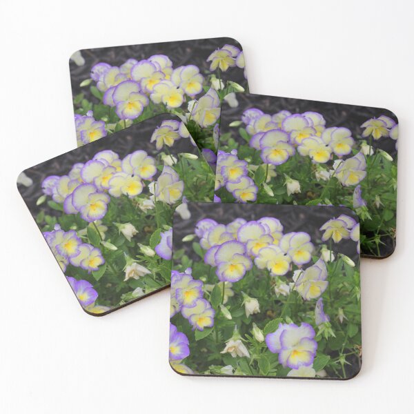 Item preview, Purple Yellow Pansy Flowers designed and sold by Corey Ford.