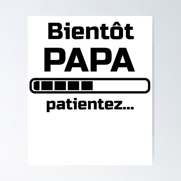 Item preview, soon dad wait - birth humor designed and sold by la-petite-folie.
