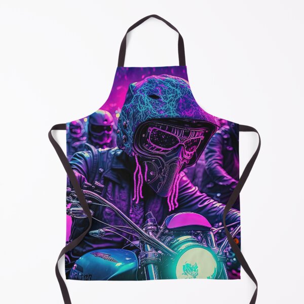 Item preview, group of bikers speeding synthwave designed and sold by artyficial-.