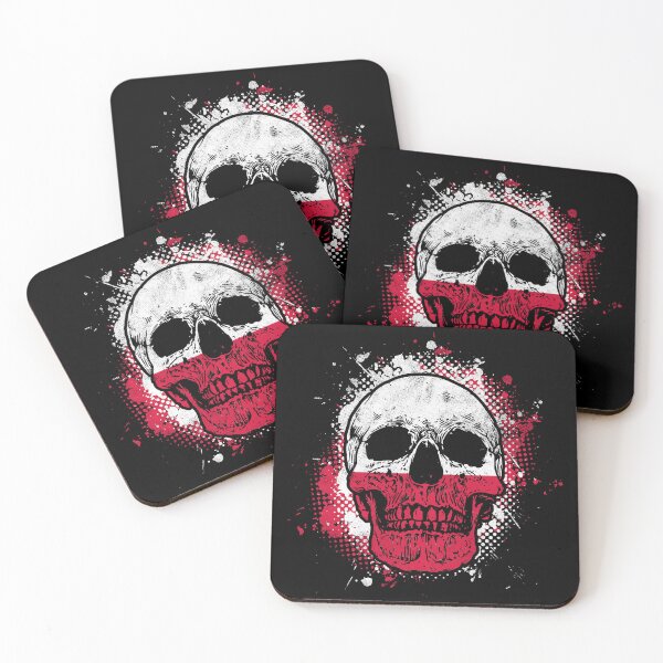 Item preview, Skull with Polish flag designed and sold by Mila1946.