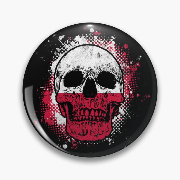 Item preview, Skull with Polish flag designed and sold by Mila1946.