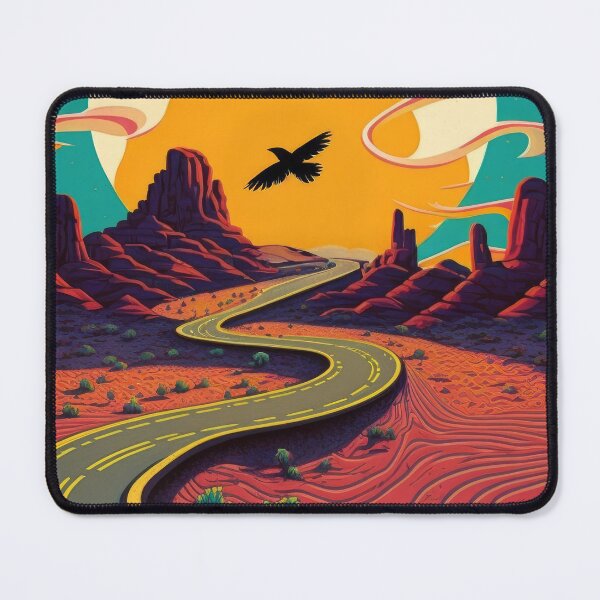 Item preview, Trippy Desert Road Trip designed and sold by EvyeniaArt.