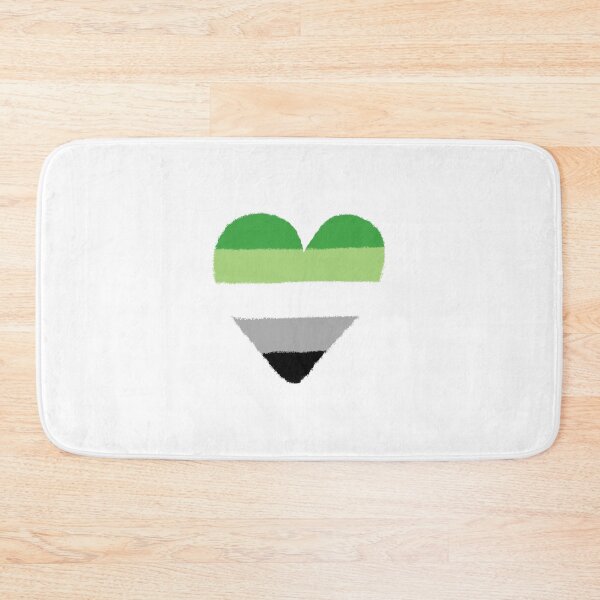 Item preview, heart with aromantic flag design no. 1 designed and sold by lena-makes-art.