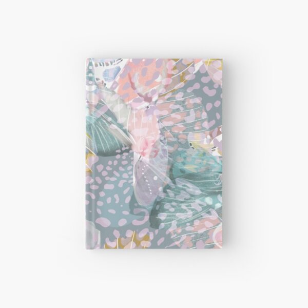 Wings and things - multicolour pastel Hardcover Journal